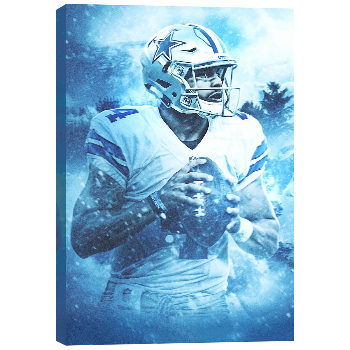 Dak Prescott Art Sports Decorative Poster School Dormitory 7 Canvas Wall Art Poster Decor Gift