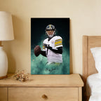 Ben Roethlisberger Celebrity Sports Art Poster School Dining Room Decoration 9 Canvas Wall Art Poster Decor Gift