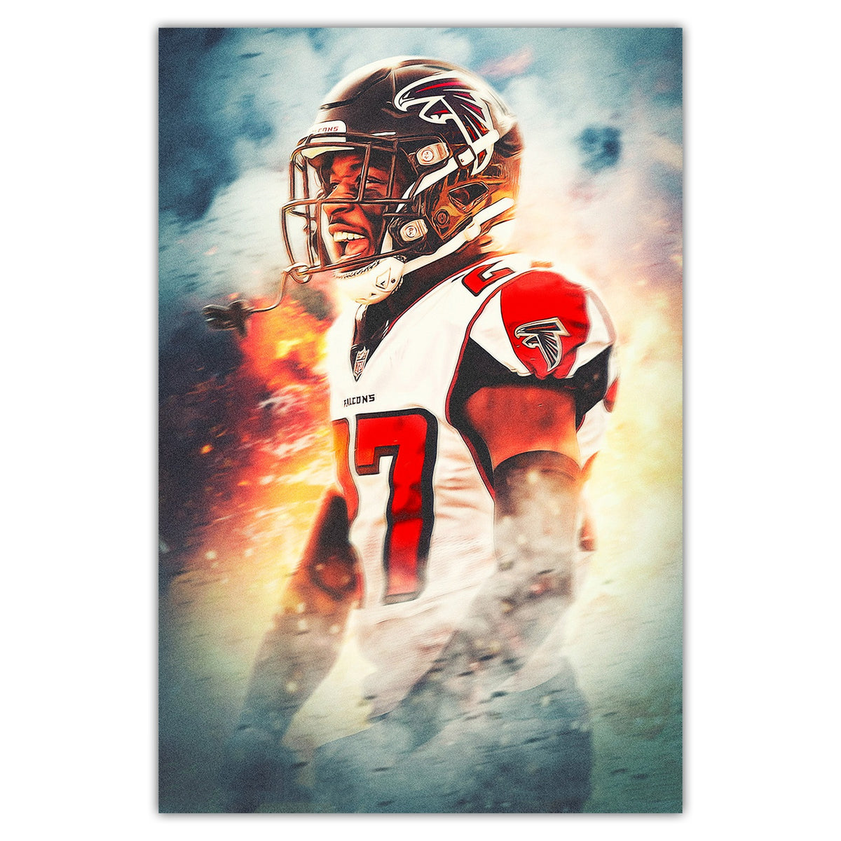 Damontae Kazee Art Sports Decorative Poster School Dormitory 5 Canvas Wall Art Poster Decor Gift