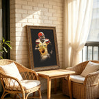 Baker Mayfield Art Sports Decorative Poster School Dormitory 1 Canvas Wall Art Poster Decor Gift