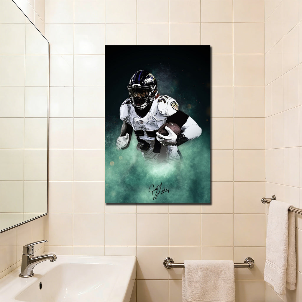 CJ Mosley Celebrity Sports Art Poster School Dining Room Decoration 8 Canvas Wall Art Poster Decor Gift