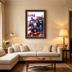 Cam Newton Sports Celebrity Art Deco Poster 1 Canvas Wall Art Poster Decor Gift