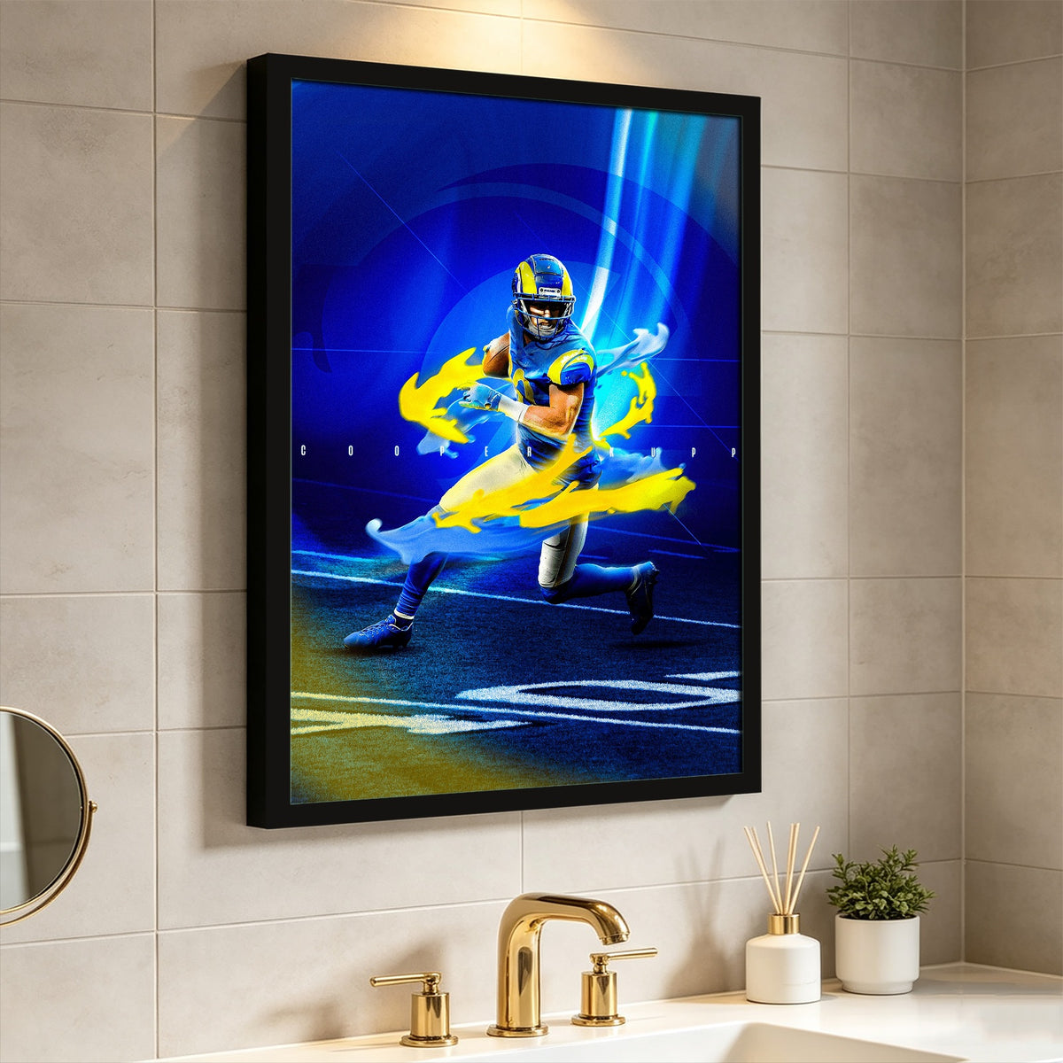 Cooper Kupp Sports Decoration Poster 3 Canvas Wall Art Poster Decor Gift
