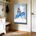 Calvin Johnson Celebrity Sports Art Poster School Dining Room Decoration 3 Canvas Wall Art Poster Decor Gift