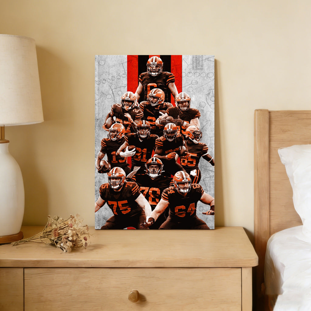 Baker Mayfield Sports Celebrity Art Deco Poster 9 Canvas Wall Art Poster Decor Gift