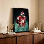 Chris Jones Celebrity Sports Art Poster School Dining Room Decoration 4 Canvas Wall Art Poster Decor Gift