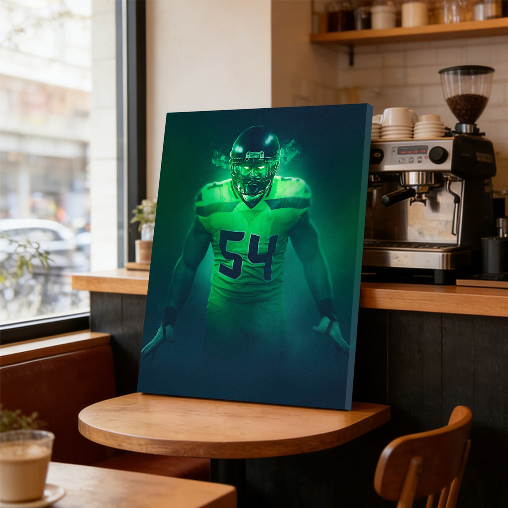 Bobby Wagner Art Sports Decorative Poster School Dormitory 6 Canvas Wall Art Poster Decor Gift