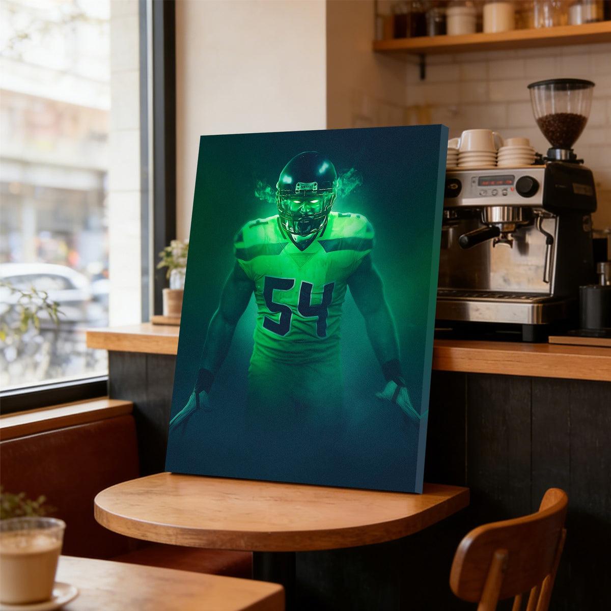 Bobby Wagner Art Sports Decorative Poster School Dormitory 6 Canvas Wall Art Poster Decor Gift