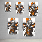 Baker Mayfield Celebrity Sports Art Poster School Dining Room Decoration 7 Canvas Wall Art Poster Decor Gift