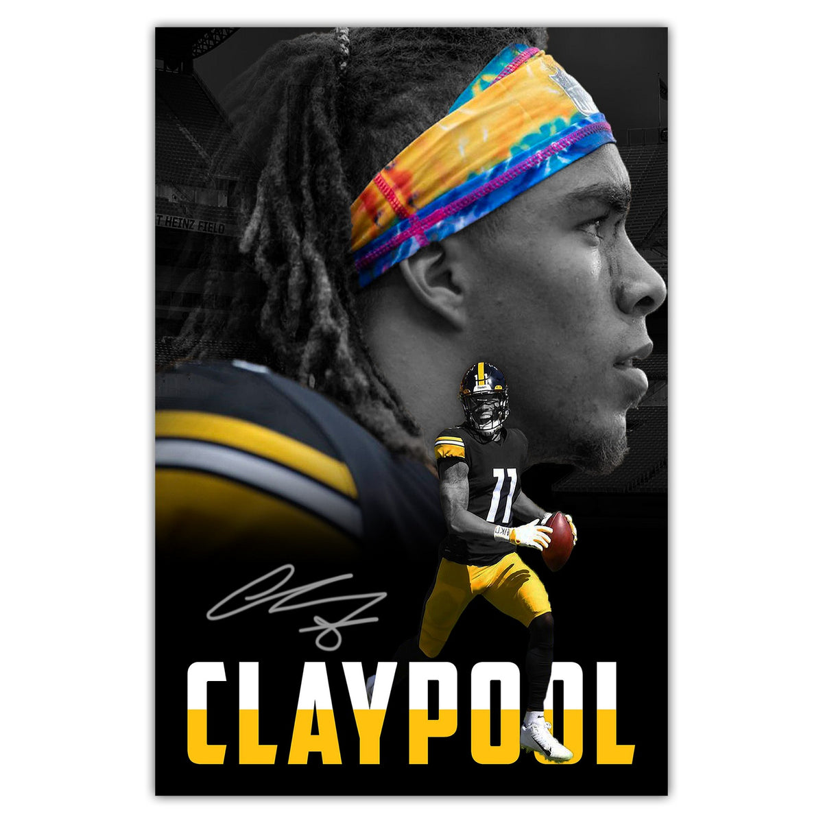 Chase Claypool Sports Celebrity Art Deco Poster 1 Canvas Wall Art Poster Decor Gift