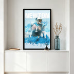 Cam Newton Sports Celebrity Art Deco Poster 4 Canvas Wall Art Poster Decor Gift