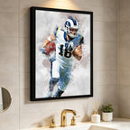 Cooper Kupp Celebrity Sports Art Poster School Dining Room Decoration 7 Canvas Wall Art Poster Decor Gift