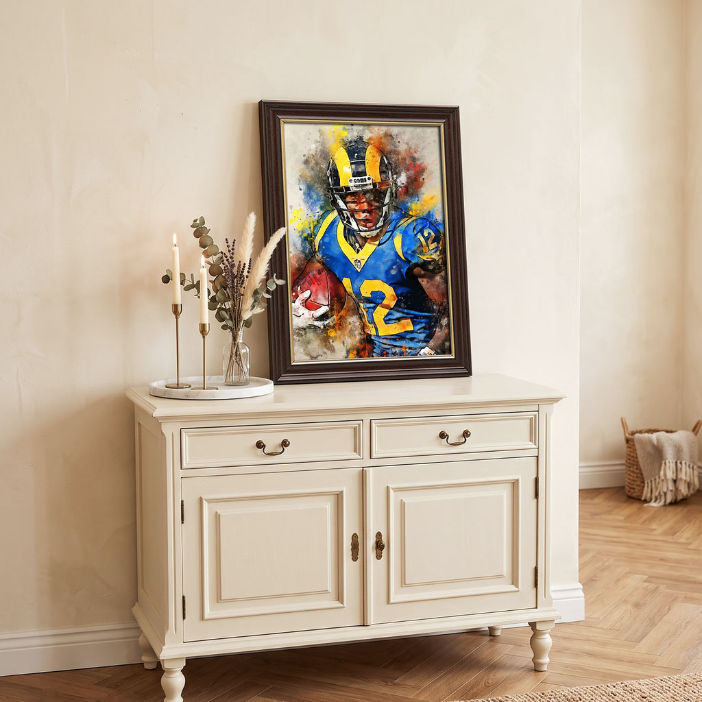 Brandin Cooks Celebrity Sports Art Poster School Dining Room Decoration 2 Canvas Wall Art Poster Decor Gift