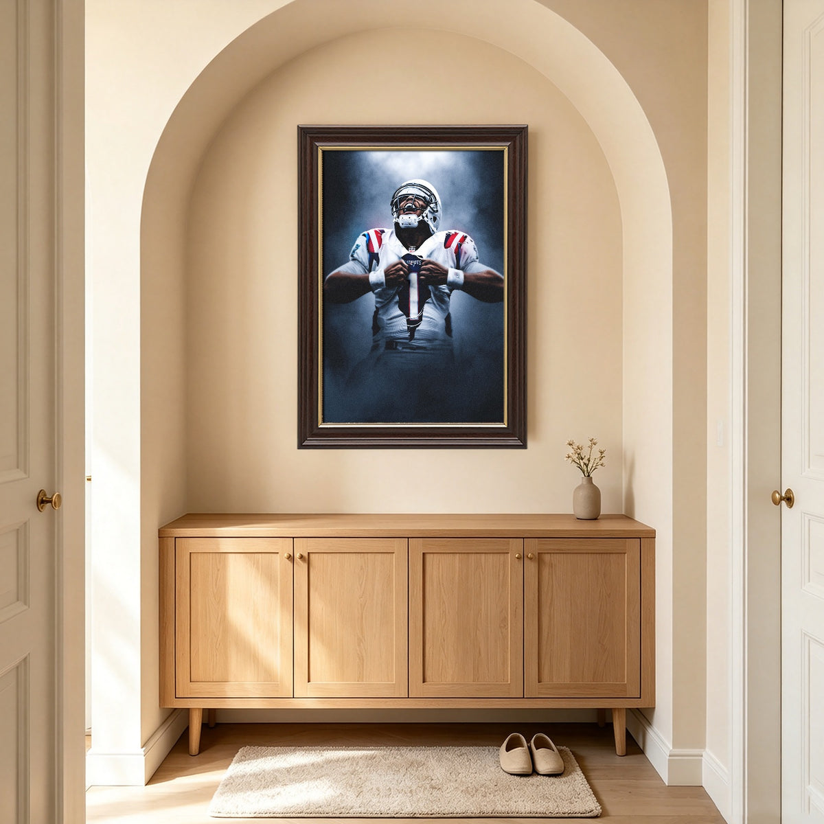 Cam Newton Art Sports Decorative Poster School Dormitory 7 Canvas Wall Art Poster Decor Gift