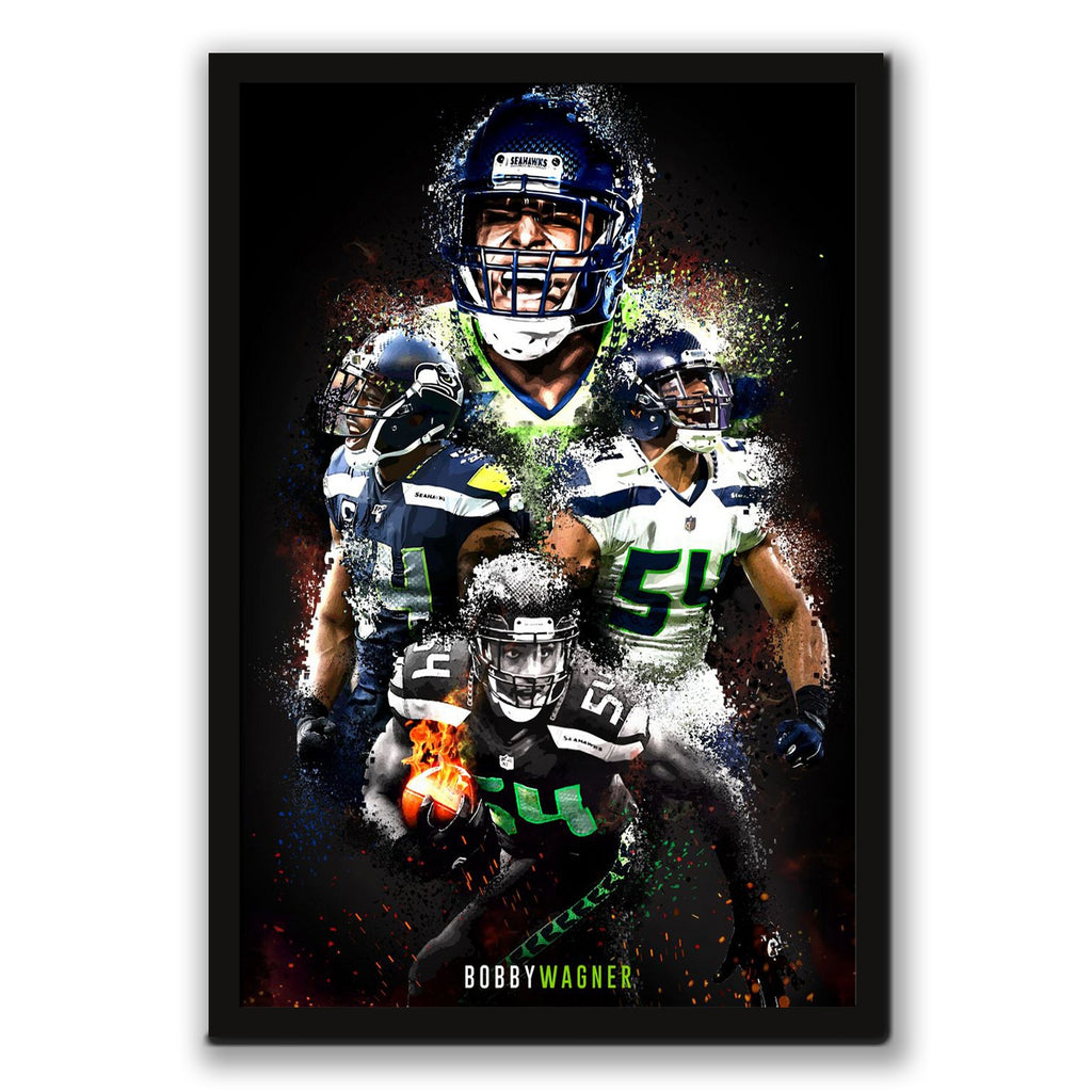 Bobby Wagner Celebrity Sports Art Poster School Dining Room Decoration 9 Canvas Wall Art Poster Decor Gift