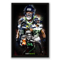 Bobby Wagner Celebrity Sports Art Poster School Dining Room Decoration 9 Canvas Wall Art Poster Decor Gift