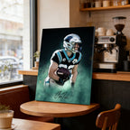 Christian McCaffrey Celebrity Sports Art Poster School Dining Room Decoration 4 Canvas Wall Art Poster Decor Gift