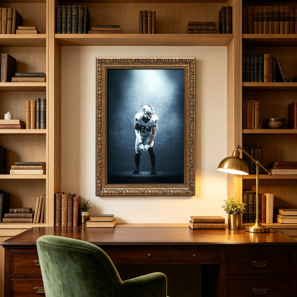 Charles Woodson Art Sports Decorative Poster School Dormitory 7 Canvas Wall Art Poster Decor Gift