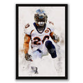 Brian Dawkins Art Poster 7 Canvas Wall Art Poster Decor Gift