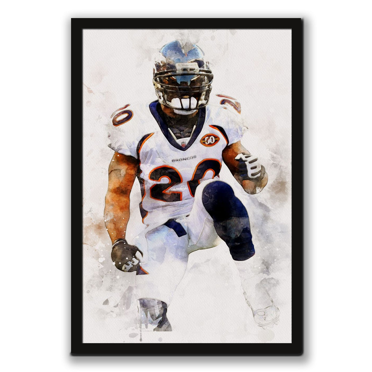 Brian Dawkins Art Poster 7 Canvas Wall Art Poster Decor Gift
