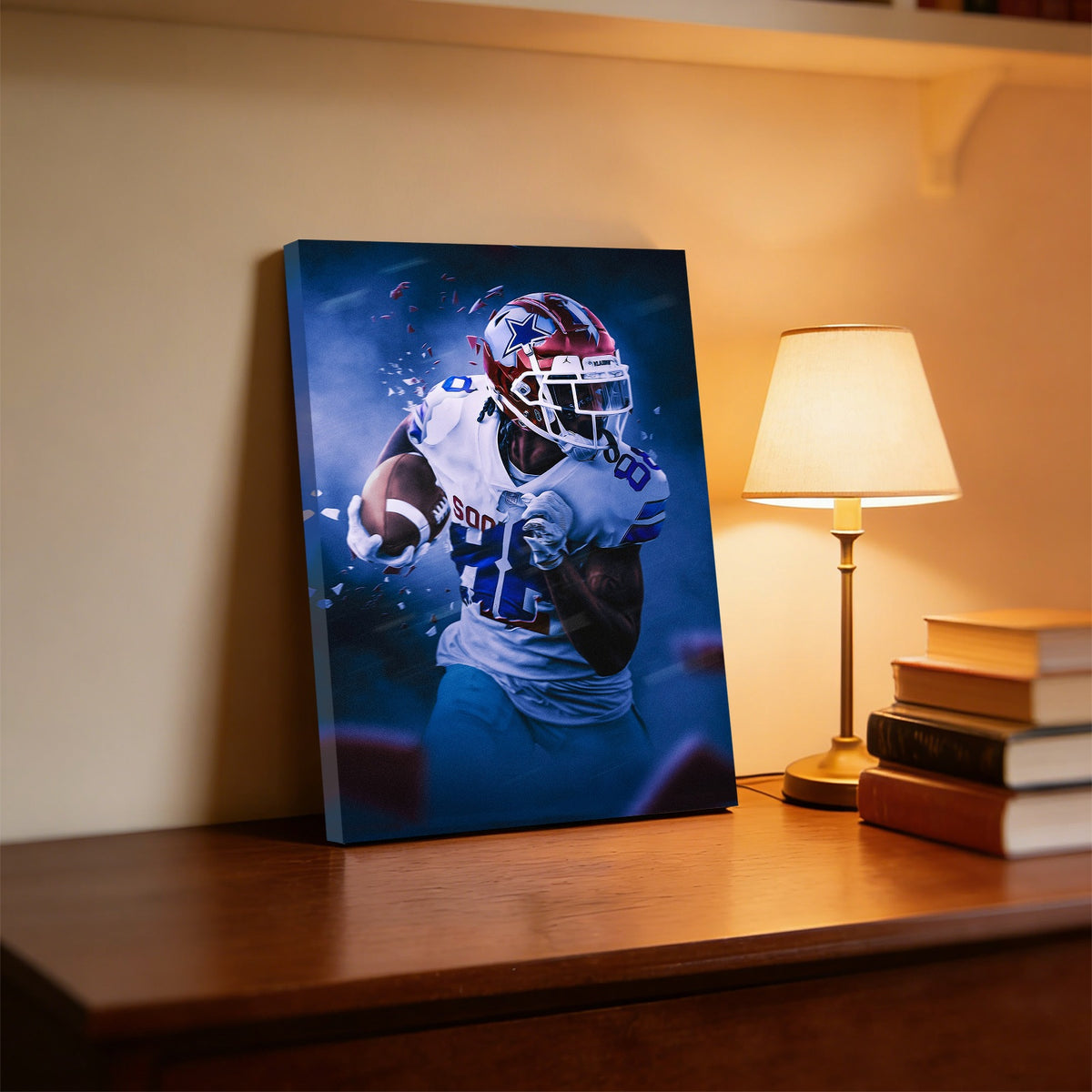 CeeDee Lamb Art Sports Decorative Poster School Dormitory 3 Canvas Wall Art Poster Decor Gift