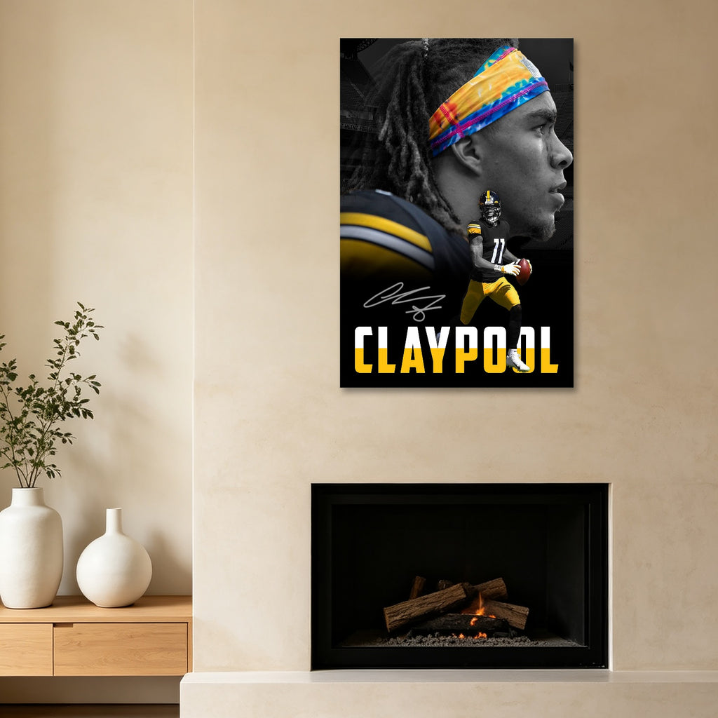 Chase Claypool Sports Celebrity Art Deco Poster 1 Canvas Wall Art Poster Decor Gift