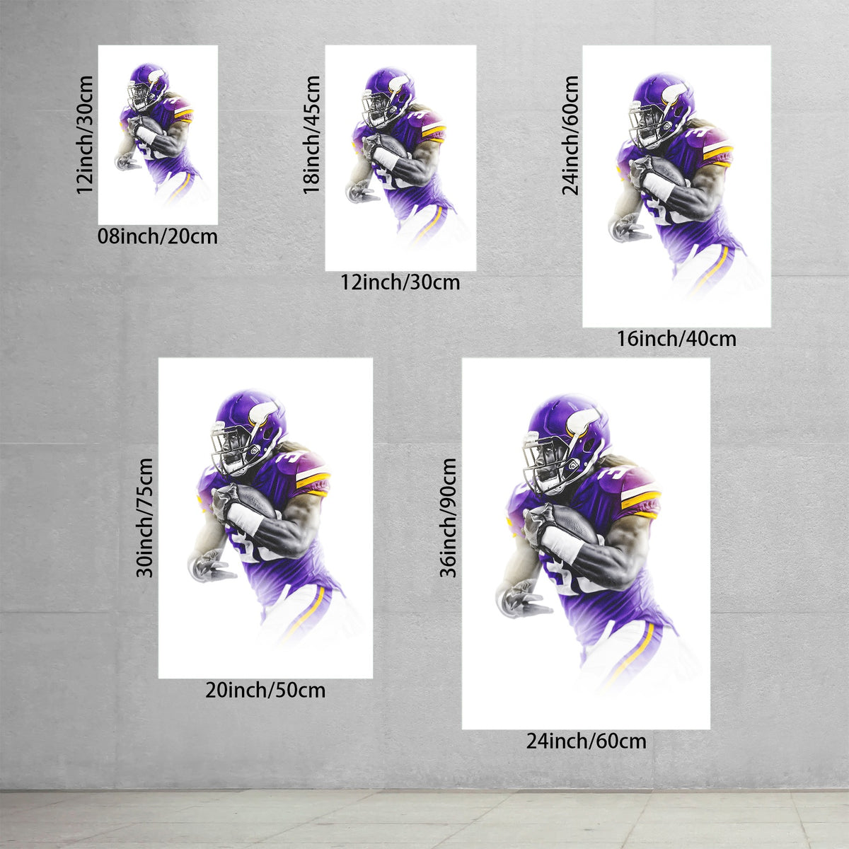 Dalvin Cook Art Sports Decorative Poster School Dormitory 9 Canvas Wall Art Poster Decor Gift