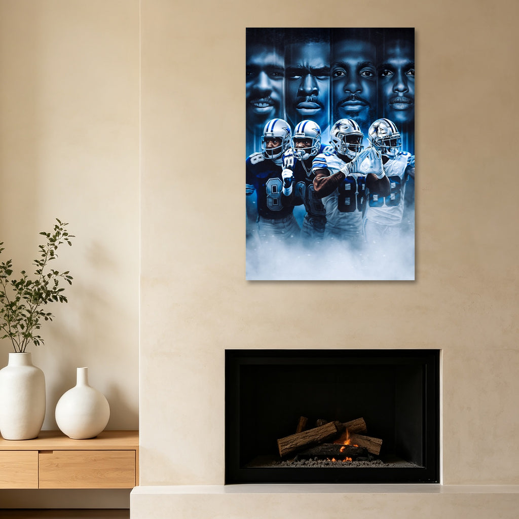 CeeDee Lamb Art Sports Decorative Poster School Dormitory 6 Canvas Wall Art Poster Decor Gift