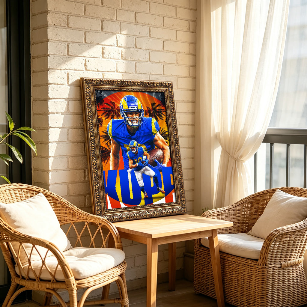 Cooper Kupp Sports Decoration Poster 1 Canvas Wall Art Poster Decor Gift
