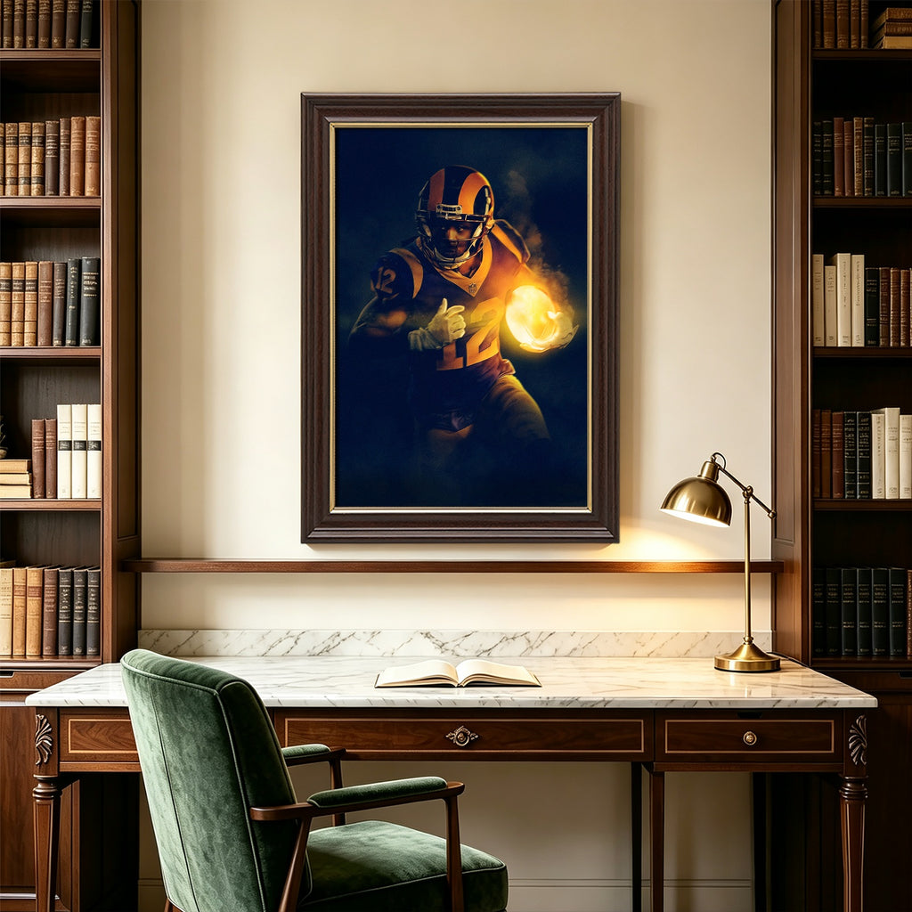 Brandin Cooks Art Sports Decorative Poster School Dormitory 0 Canvas Wall Art Poster Decor Gift