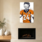 Champ Bailey Art Poster 1 Canvas Wall Art Poster Decor Gift