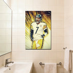 Ben Roethlisberger Celebrity Sports Art Poster School Dining Room Decoration 5 Canvas Wall Art Poster Decor Gift
