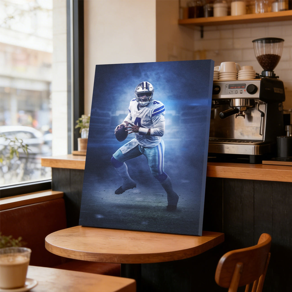 Dak Prescott 1Art Sports Decorative Poster School Dormitory 1 Canvas Wall Art Poster Decor Gift