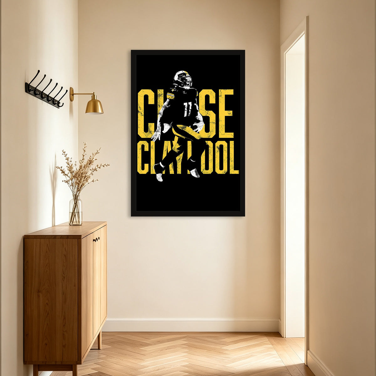 Chase Claypool Sports Celebrity Art Deco Poster 2 Canvas Wall Art Poster Decor Gift