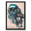 Carson Wentz Art Sports Decorative Poster School Dormitory 3 Canvas Wall Art Poster Decor Gift