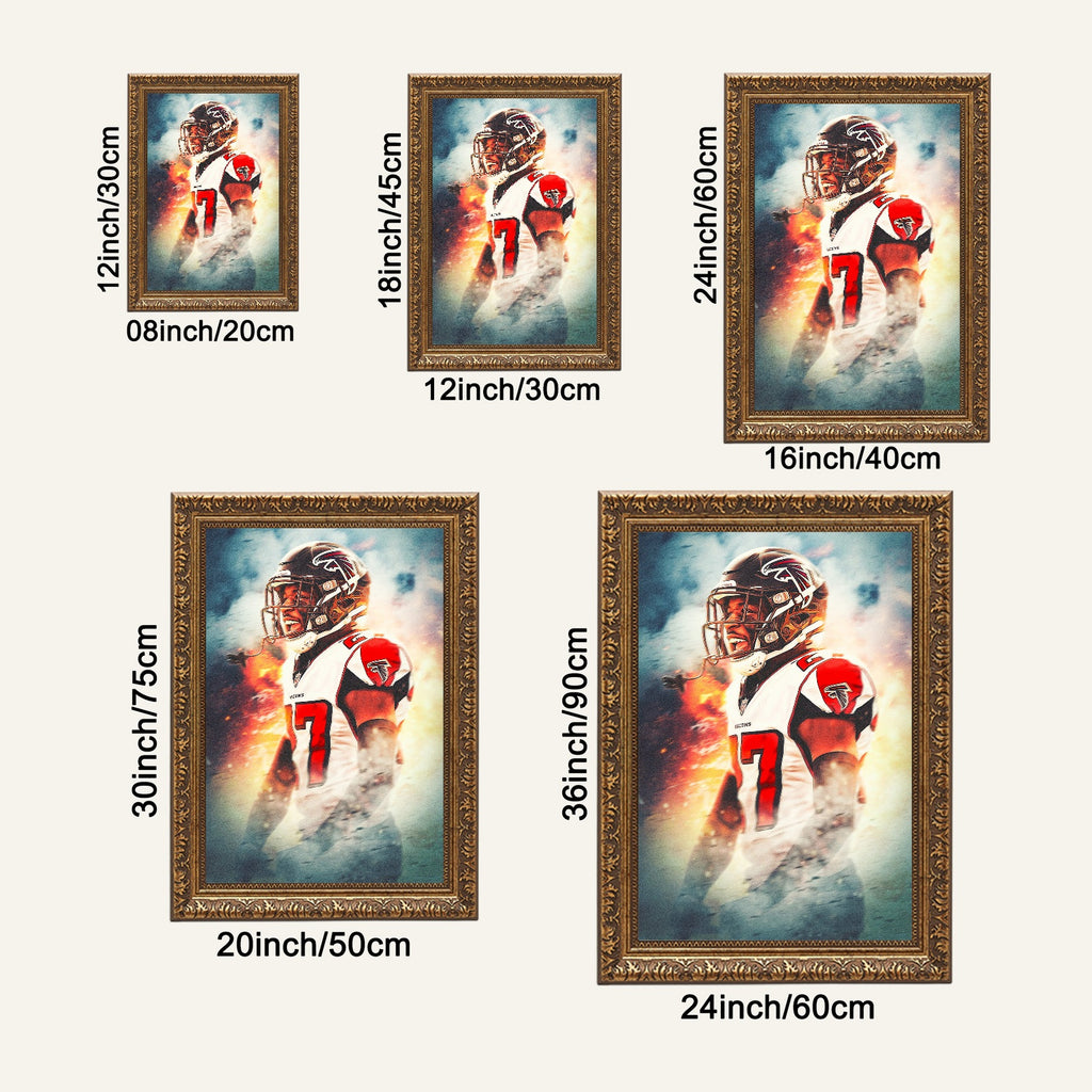 Damontae Kazee Art Sports Decorative Poster School Dormitory 5 Canvas Wall Art Poster Decor Gift