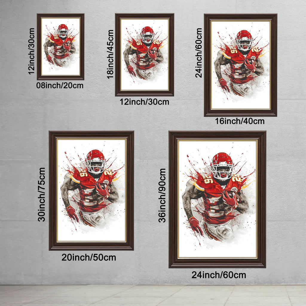 Damien Williams Art Sports Decorative Poster School Dormitory 8 Canvas Wall Art Poster Decor Gift