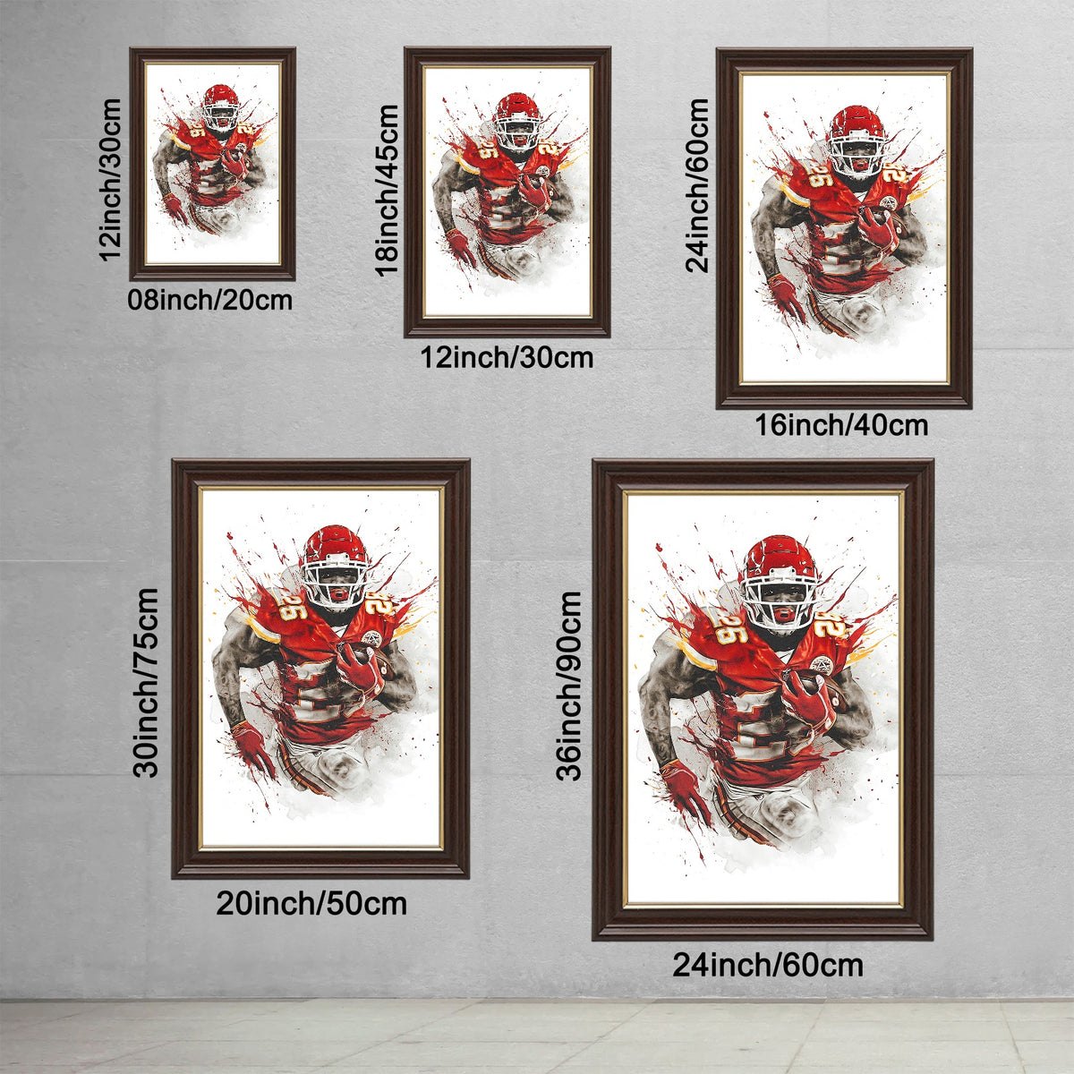 Damien Williams Art Sports Decorative Poster School Dormitory 8 Canvas Wall Art Poster Decor Gift