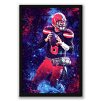 Baker Mayfield Sports Celebrity Art Deco Poster 3 Canvas Wall Art Poster Decor Gift