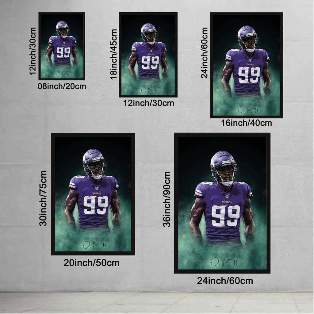 Danielle Hunter Celebrity Sports Art Poster School Dining Room Decoration 7 Canvas Wall Art Poster Decor Gift