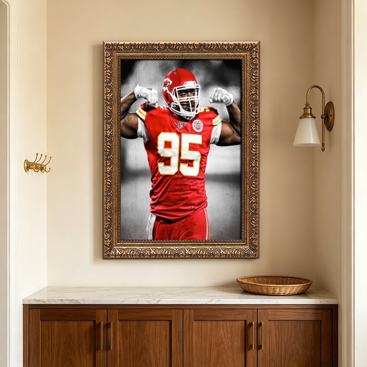 Chris Jones Art Sports Decorative Poster School Dormitory 7 Canvas Wall Art Poster Decor Gift