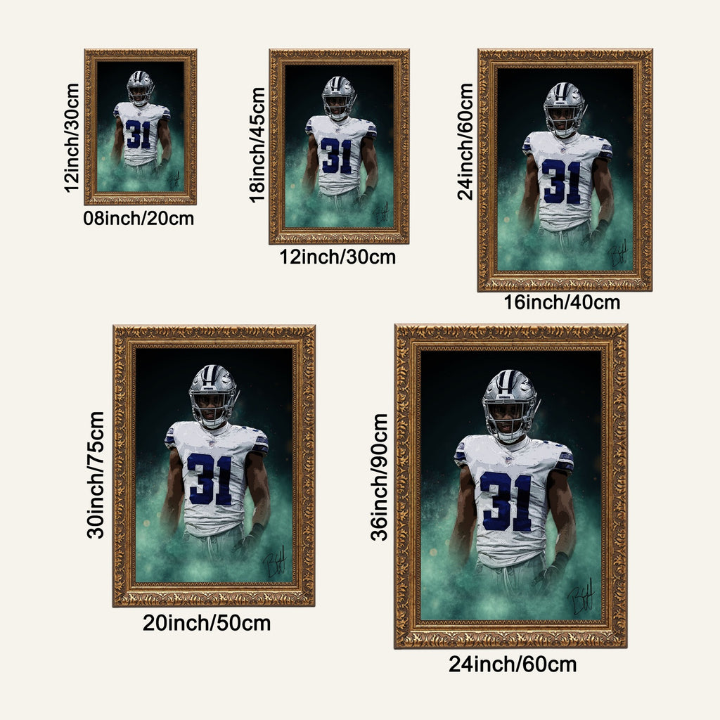 Byron Jones Celebrity Sports Art Poster School Dining Room Decoration 1 Canvas Wall Art Poster Decor Gift