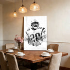 Corey Dillon Art Sports Decorative Poster School Dormitory 1 Canvas Wall Art Poster Decor Gift
