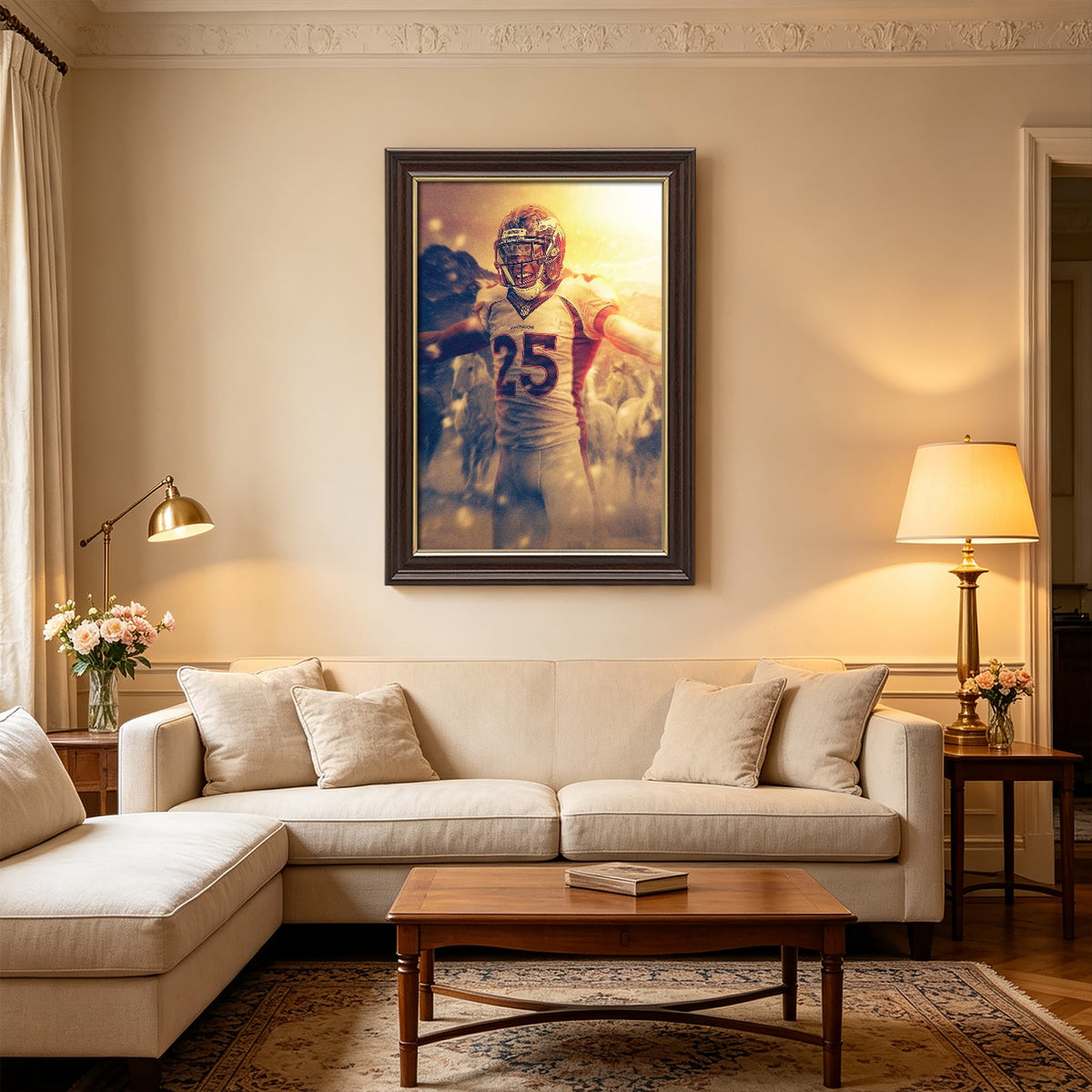 Chris Harris Art Sports Decorative Poster School Dormitory 5 Canvas Wall Art Poster Decor Gift