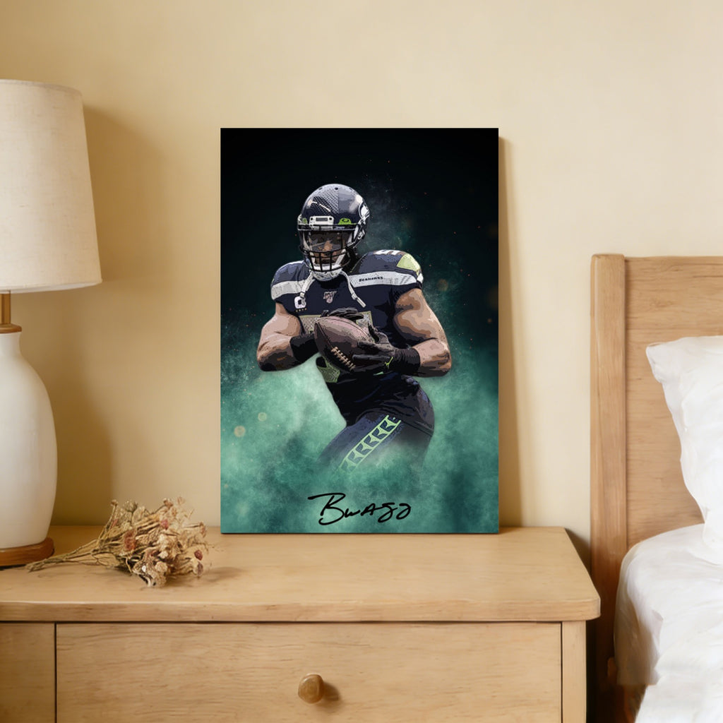 Bobby Wagner Celebrity Sports Art Poster School Dining Room Decoration 4 Canvas Wall Art Poster Decor Gift