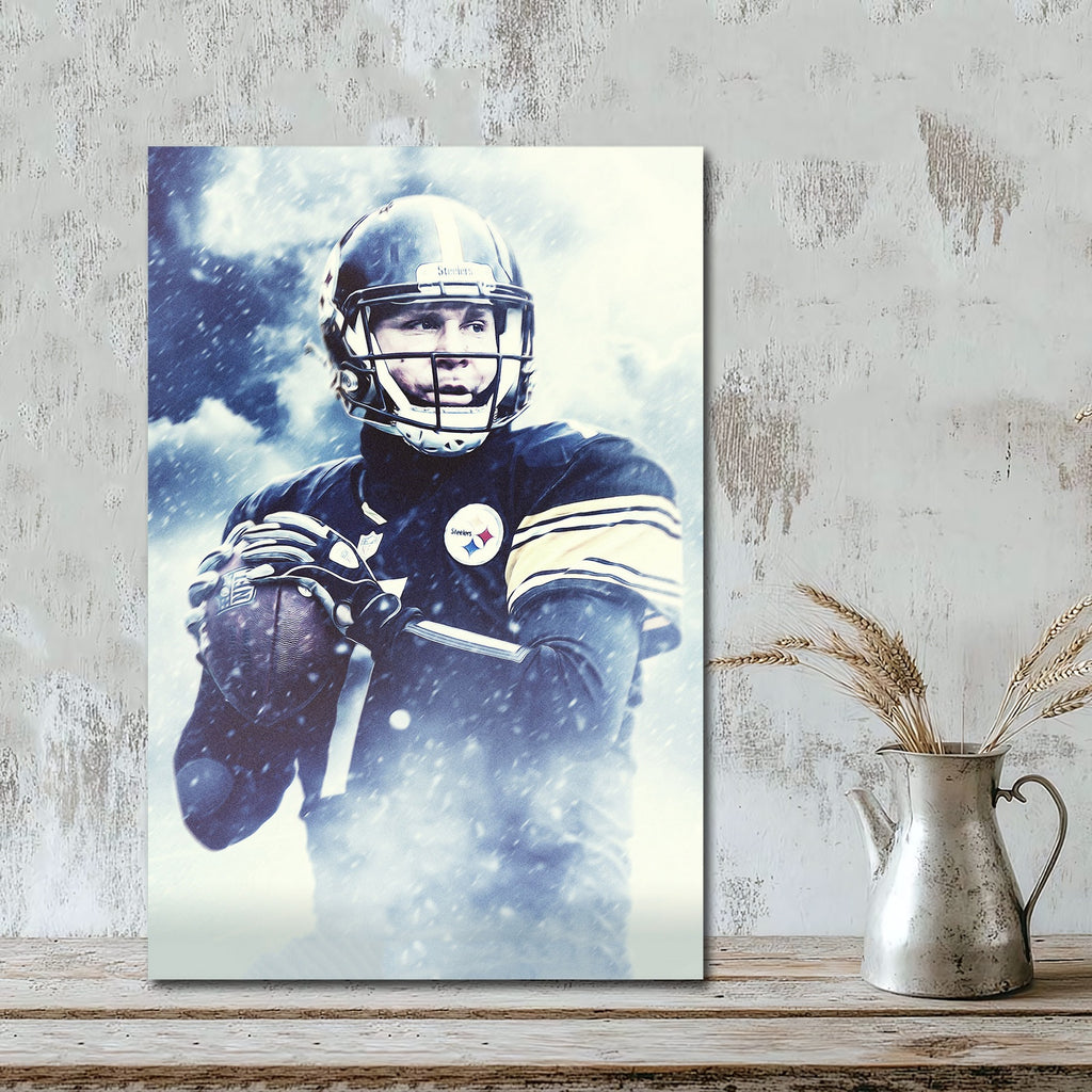 Ben Roethlisberger Art Sports Decorative Poster School Dormitory 1 Canvas Wall Art Poster Decor Gift