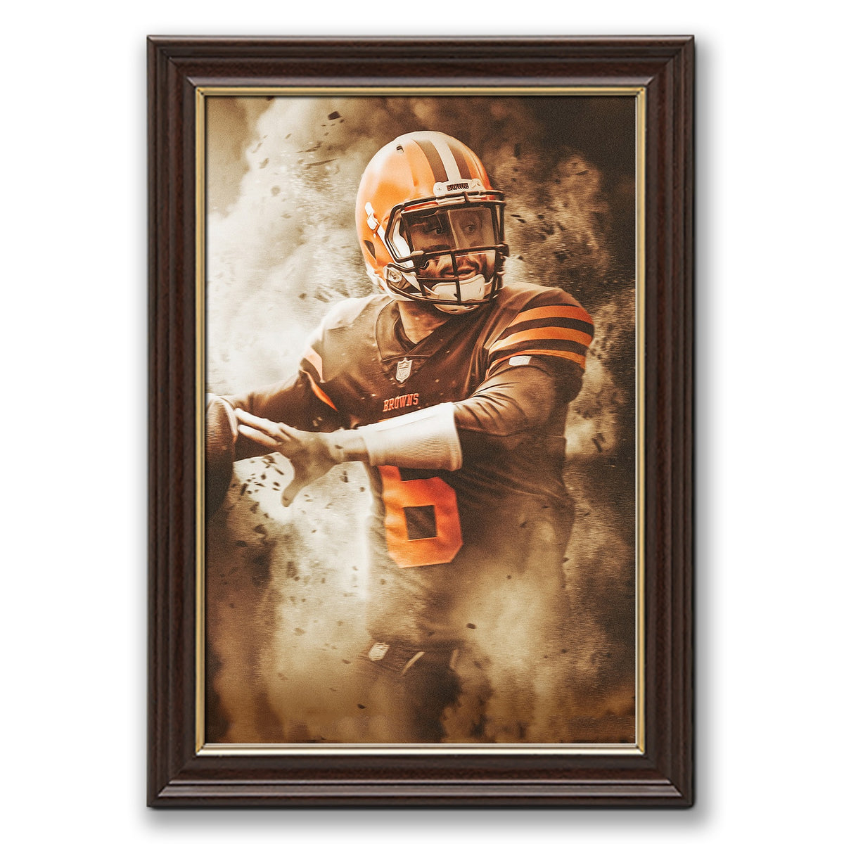 Baker Mayfield Art Sports Decorative Poster School Dormitory 3 Canvas Wall Art Poster Decor Gift