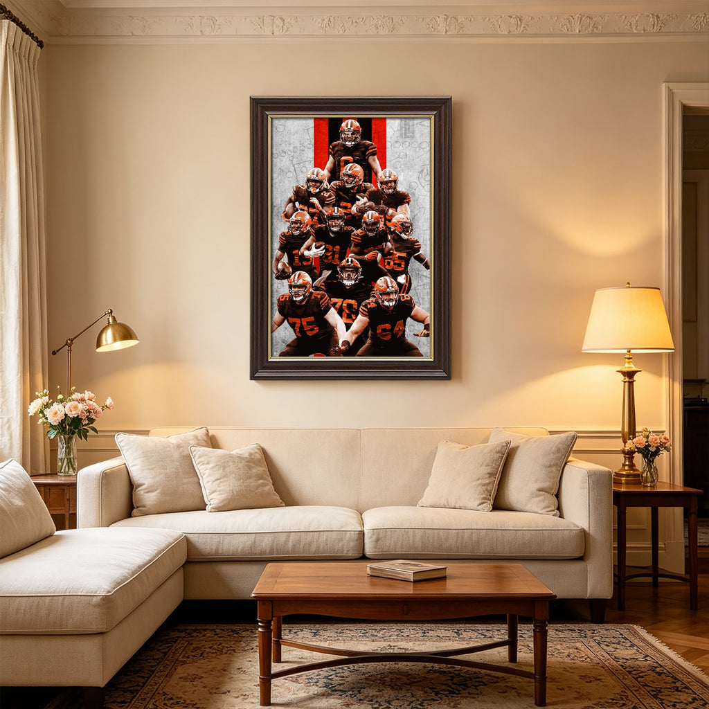 Baker Mayfield Sports Celebrity Art Deco Poster 9 Canvas Wall Art Poster Decor Gift