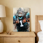 Cam Newton Celebrity Sports Art Poster School Dining Room Decoration 2 Canvas Wall Art Poster Decor Gift