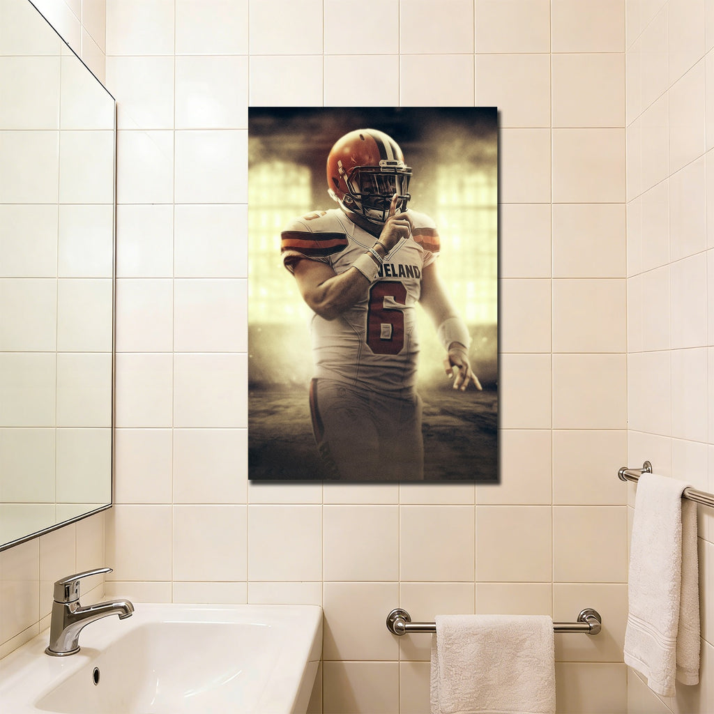 Baker Mayfield Art Sports Decorative Poster School Dormitory 2 Canvas Wall Art Poster Decor Gift